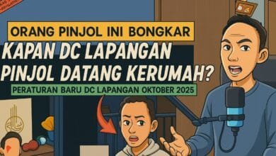 ciri-ciri DC lapangan pinjol datang kerumah
